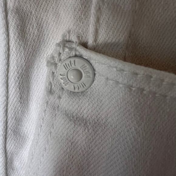 J Jill Jeans Womens Size 6 White Authentic Fit Slim Ankle Denim Cotton Stretch - Picture 8 of 16